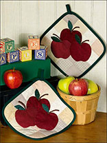 Apple-a-Day Pot Holders